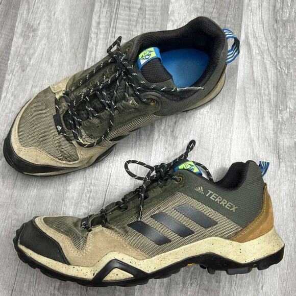 ADIDAS Mens Terrex AX3 Hiking Shoe Trail Trekking Sneaker Size 8 1/2 - Picture 1 of 11